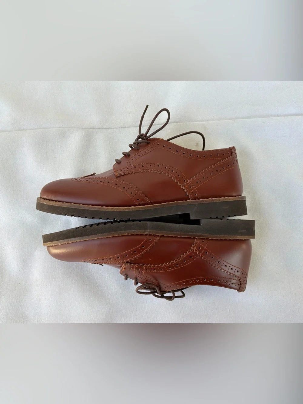 Beatrice & George Brown Oxford Shoes Youth Size 30 / US Size 12 New !!